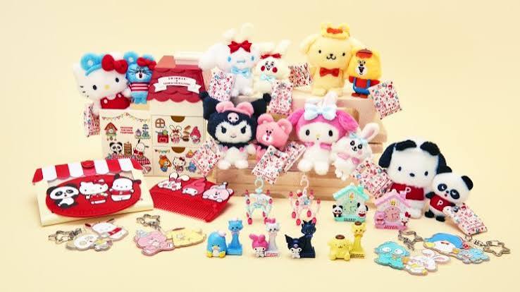 Peluches et goods kawaii de licences japonaises