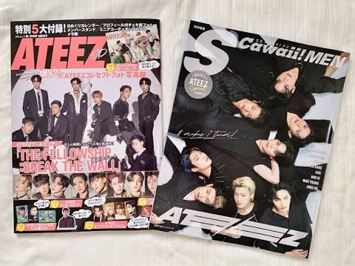Magazines et photobooks japonais avec leurs cadeaux encartés