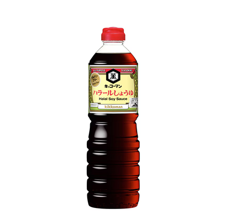 Sauce soja halal certifiée, Kikkoman (Indonésie), produit japonais importé en gros par Comptoir Nippon