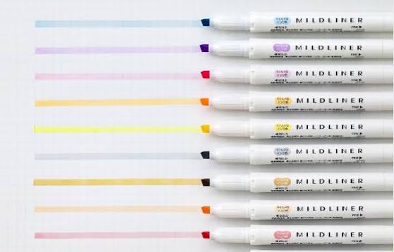 Surligneur Zebra Mildliner, Zebra, produit japonais importé en gros par Comptoir Nippon