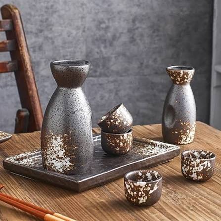 Service à saké en céramique