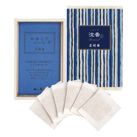 Parfum de carte de visite Kayuragi, Nippon Kodo, produit japonais importé en gros par Comptoir Nippon